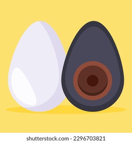Century egg icon. Subtable to place on chinese new year, etc.