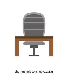 CEO chair with desk