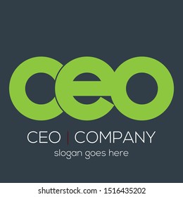 CEO Letter Logo Company Vector