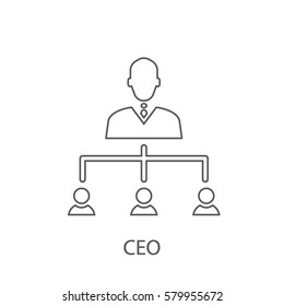 ceo line icon