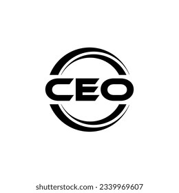 Diseño del logotipo del CEO, inspiración para una identidad única. Elegancia moderna y diseño creativo. Marca tu éxito con el impresionante logotipo.