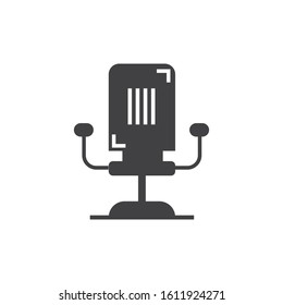 Ceo office chair vector icon flat design