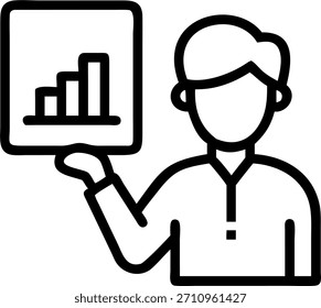 CEO Presentando el concepto de Informe Automatizado como una toma dinámica de un joven CEO presentando un informe de negocios automatizado utilizando una tableta. La cámara se enfoca en el entusiasmo y la pantalla que refleja las gráficas y Estadísticas establecidas en un entorno de oficina moderno. en Photo Stock Concept, espacio de copia para publicidad o Anuncio con Photo Realistic como detalle de alta calidad --ar 7:2