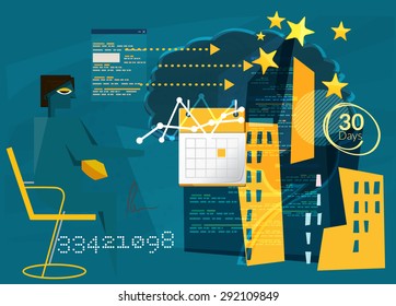 CEO Skills Abstract - Illustration