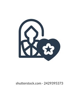 CEO's Visionary Leadership on Women's Day Vector Icon Illustration