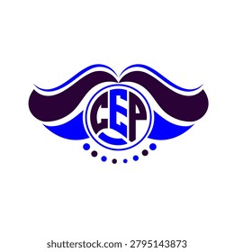 CEP letter logo creative design. CEP unique design