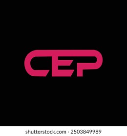 CEP letter logo design vector template