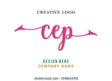 CEP lettering logo is simple, easy to understand and authoritative