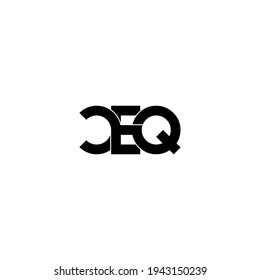 ceq letter original monogram logo design
