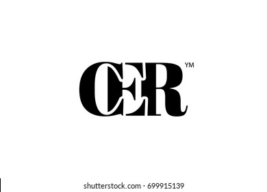 CER Logo Branding Letter. Vector graphic design. Useful as app icon, alphabet combination, clip-art, and etc.