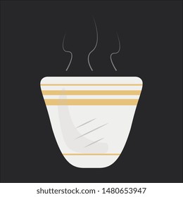 Ceramic Arabic Coffee Cup with designs