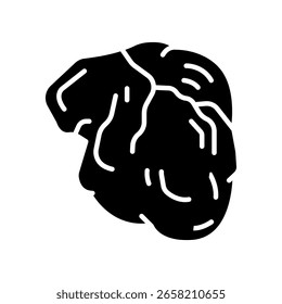 ceramic black flat icon for digital and print projects. Building materials. Minimal clean icons for apps and websites. Modern simple icons for UI UX and branding