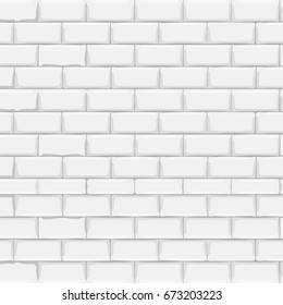 Ceramic brick tile wall