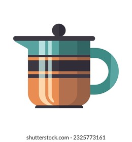 Keramikkaffeemaschine mit Verschlusssymbol einzeln