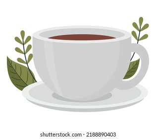 ceramic coffee cup over white