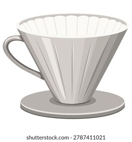 Ceramic Coffee Dripper Filter Brewing Equipment Café Preparation Beverage Extraction Tool