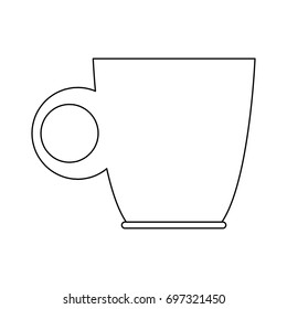 ceramic cup of coffee handle beverage