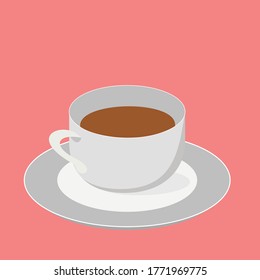 Copa de Cerámica de Café de Té de Cacao Caliente con Saucer que sirve desayunos Almuerzos