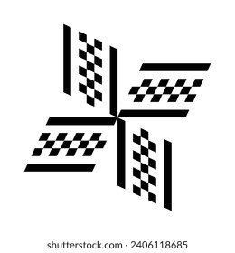 CERAMIC DESIGN LOGO MONOGRAMS IN ABSTRACT SHAPES. WHITE BACKGROUND.