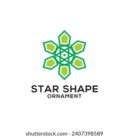 Ceramic Design Star Shape Pattern Design