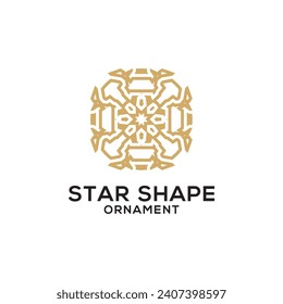 Ceramic Design Star Shape Pattern Design