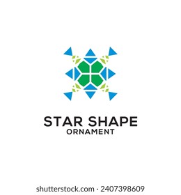 Ceramic Design Star Shape Pattern Design