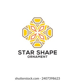 Ceramic Design Star Shape Pattern Design