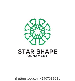 Ceramic Design Star Shape Pattern Design