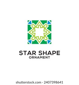 Ceramic Design Star Shape Pattern Design