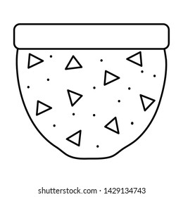 ceramic garden pot decorative icon