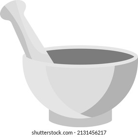 Ceramic grinding tool, illustration, vector on a white background.