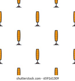 Ceramic heater pattern seamless for any design vector illustration