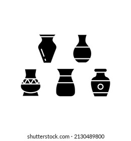 Ceramic Icon Set Vector Symbol Design Illustration