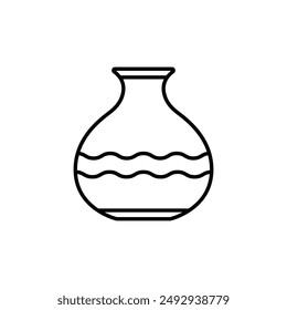 ceramic icon vector template design illustration logo design