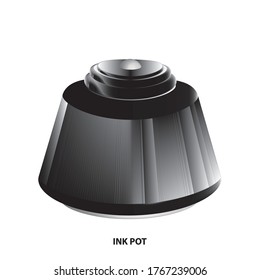 ceramic ink pot    3D vintage vector clip art is the graphic arts,refers to pre-made images used to illustrate any medium.
ceramic ink pot 