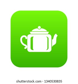 Ceramic kettle icon. Simple illustration of ceramic kettle vector icon for web