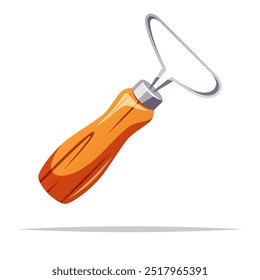 Ceramic loop tool vector isolated illustration