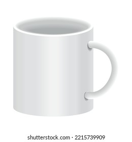 ceramic mug mockup isolated icon