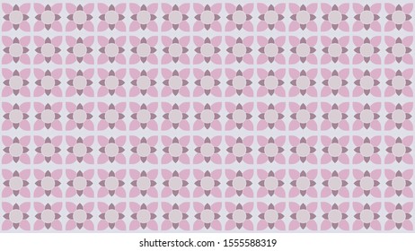 Ceramic pattern or texture with flower motive and pink color