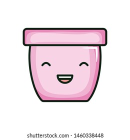 ceramic pot house kawaii character