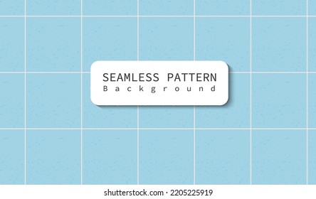 Ceramic seamless pattern against with blue color background