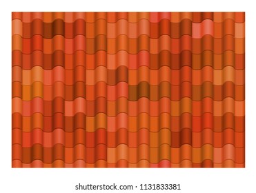 ceramic shingles seamless pattern