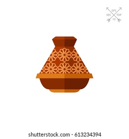 Ceramic tajine vector icon