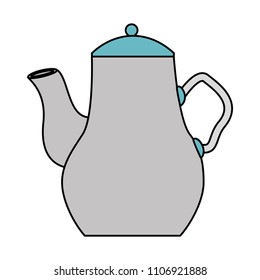 ceramic tea pot handle utensil kitchen