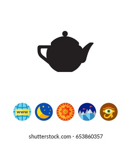Ceramic teapot  icon