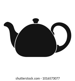 Ceramic teapot icon. Simple illustration of ceramic teapot vector icon for web