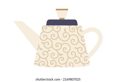Ceramic Teapot icon. Vector illustration