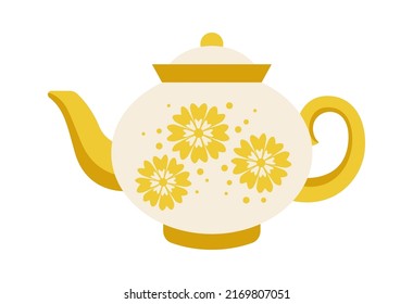 Keramikteapot-Ikone. Vektorgrafik