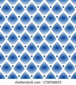 ceramic Thai pattern, Japan and China seamless porcelain blue and white modern background, pottery wallpaper indigo Islamic style, Chinaware design, Silk and Fabric texture decor, vector illstration