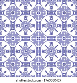 diseño de azulejos de cerámica, fondo floral sin costuras de colores, decoración de papel pintado en azul y blanco, adorno de Portugal, mosaico marroquí, impresión folclórica de cerámica, vajilla española, tejas vintage